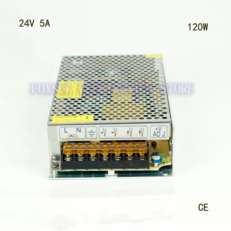 free shipping High quality device 24V 5A 120W Switching Power Supply Driver for LED Strip AC 110-230V Input to DC 24V
free shipping High quality device 24V 5A 120W Switching Power Supply Driver for LED Strip AC 110-230V Input to DC 24V