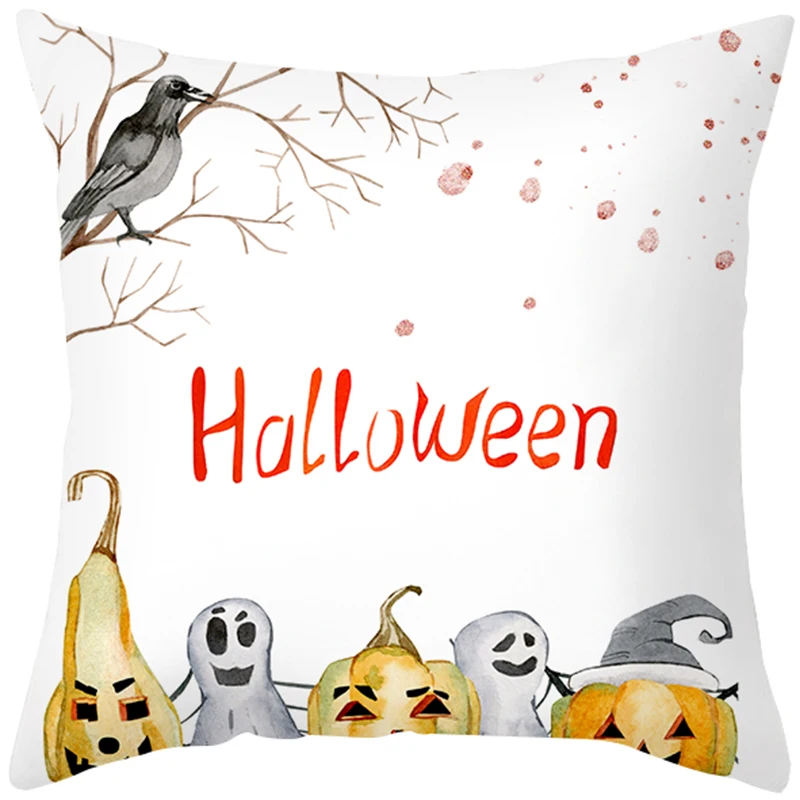 LuanQI Happy Halloween Pillowcase Sofa Cushions Square Pillowcover Ghost Skull Skeleton Cotton Pillow Cover Home Decorations
LuanQI Happy Halloween Pillowcase Sofa Cushions Square Pillowcover Ghost Skull Skeleton Cotton Pillow Cover Home Decorations