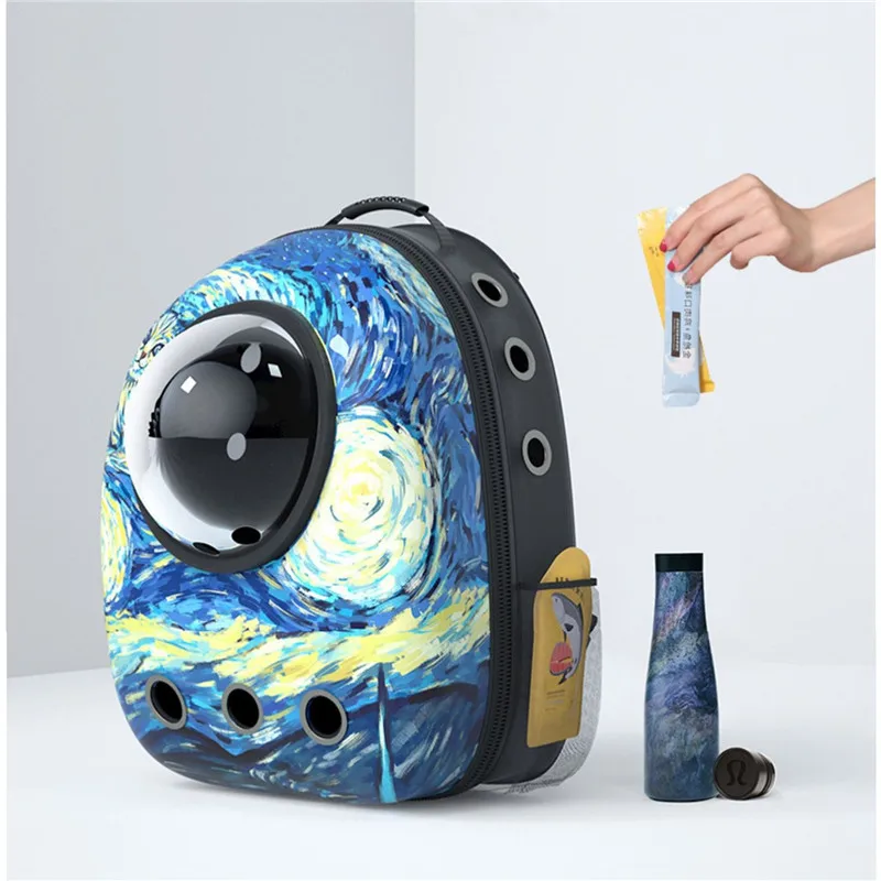 Cat Carrier Bags Breathable Pet Carriers Small Dog Cat Backpack Travel Space Capsule Cage Pet Transport Bag Carrying For Cats
Cat Carrier Bags Breathable Pet Carriers Small Dog Cat Backpack Travel Space Capsule Cage Pet Transport Bag Carrying For Cats