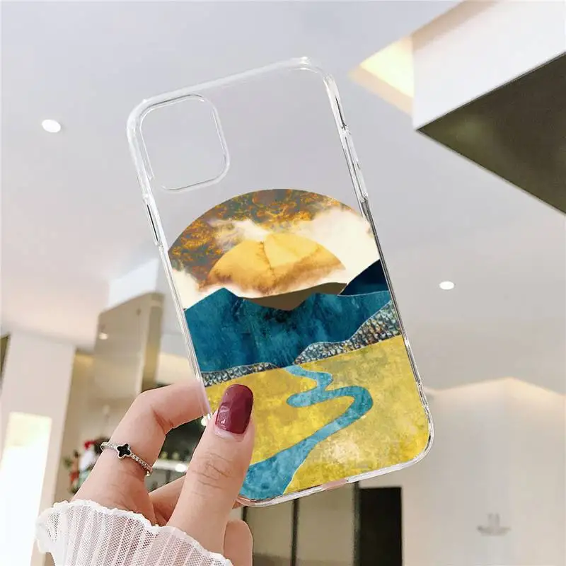 Mountain Marble Moon pattern Phone Case Transparent for iPhone 6 7 8 11 12 s mini pro X XS XR MAX Plus SE cover funda
Mountain Marble Moon pattern Phone Case Transparent for iPhone 6 7 8 11 12 s mini pro X XS XR MAX Plus SE cover funda