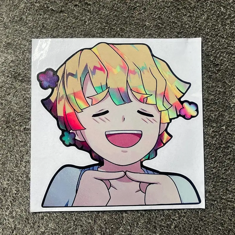 Graffiti Funny Zenitsu Peeker Cartoon Anime Car Sticker Vinyl JDM No Reflective Rear Windshield Decal KK13X13cm
Graffiti Funny Zenitsu Peeker Cartoon Anime Car Sticker Vinyl JDM No Reflective Rear Windshield Decal KK13X13cm