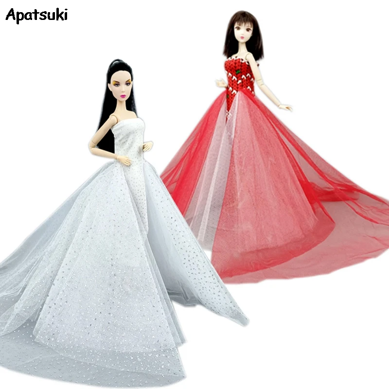 Fashion Clothes Gradient Wedding Dresses For Barbie Doll Outfits Evening Party Gown For 1/6 BJD Dolls Accessories Kids DIY Toys
Fashion Clothes Gradient Wedding Dresses For Barbie Doll Outfits Evening Party Gown For 1/6 BJD Dolls Accessories Kids DIY Toys