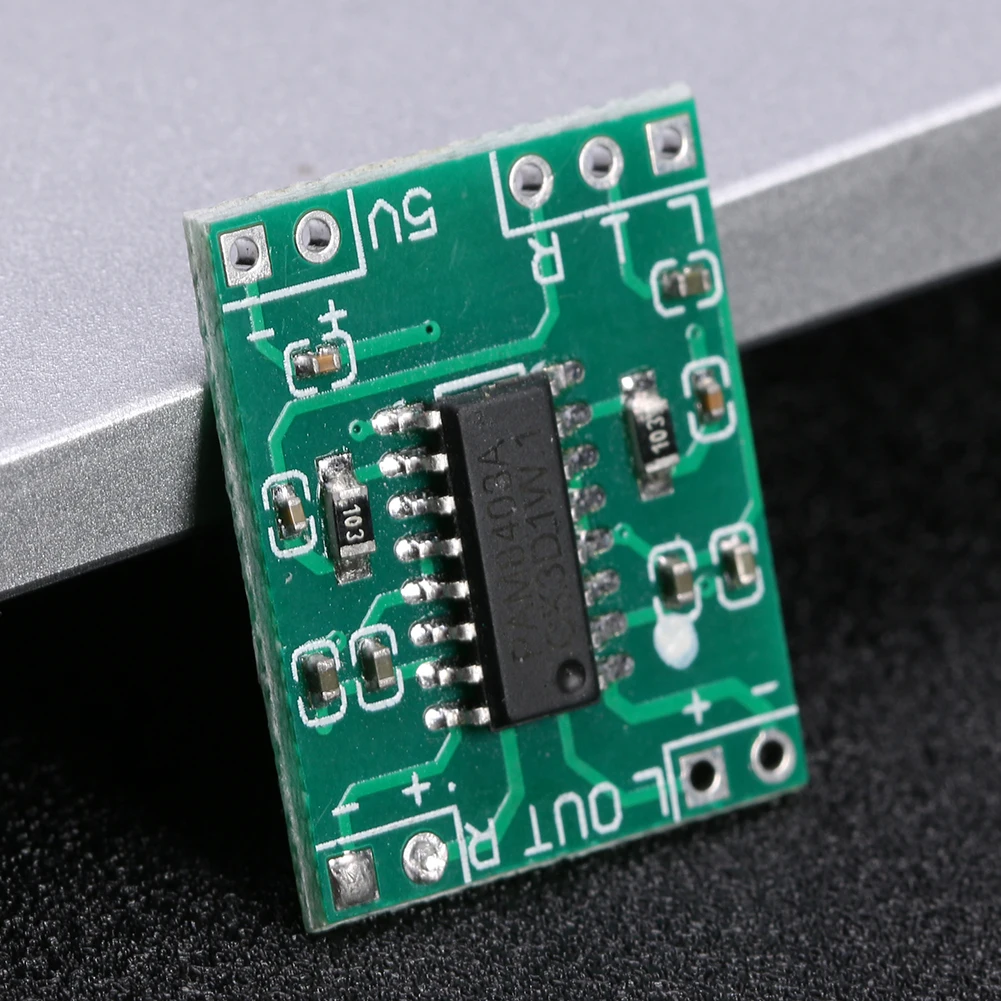 Mini Digital Amplifier Module PAM8403 2x 3W Easily Carrying Kit Lightweight Gadgets for Speaker DVD Player Monitor
Mini Digital Amplifier Module PAM8403 2x 3W Easily Carrying Kit Lightweight Gadgets for Speaker DVD Player Monitor