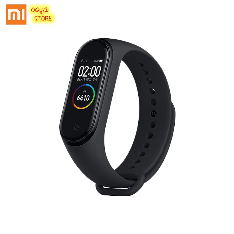 Смарт-браслет Mi Band 4 3 цвета AMOLED экран Miband фитнес-трекер Bluetooth спортивный