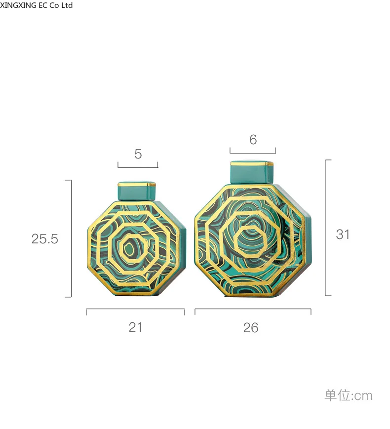 Ceramic Vase Art Dried Flower Flower Arrangement Accessories Green Round Decorative Jar Living Room Home Decoration Modern 
Ceramic Vase Art Dried Flower Flower Arrangement Accessories Green Round Decorative Jar Living Room Home Decoration Modern