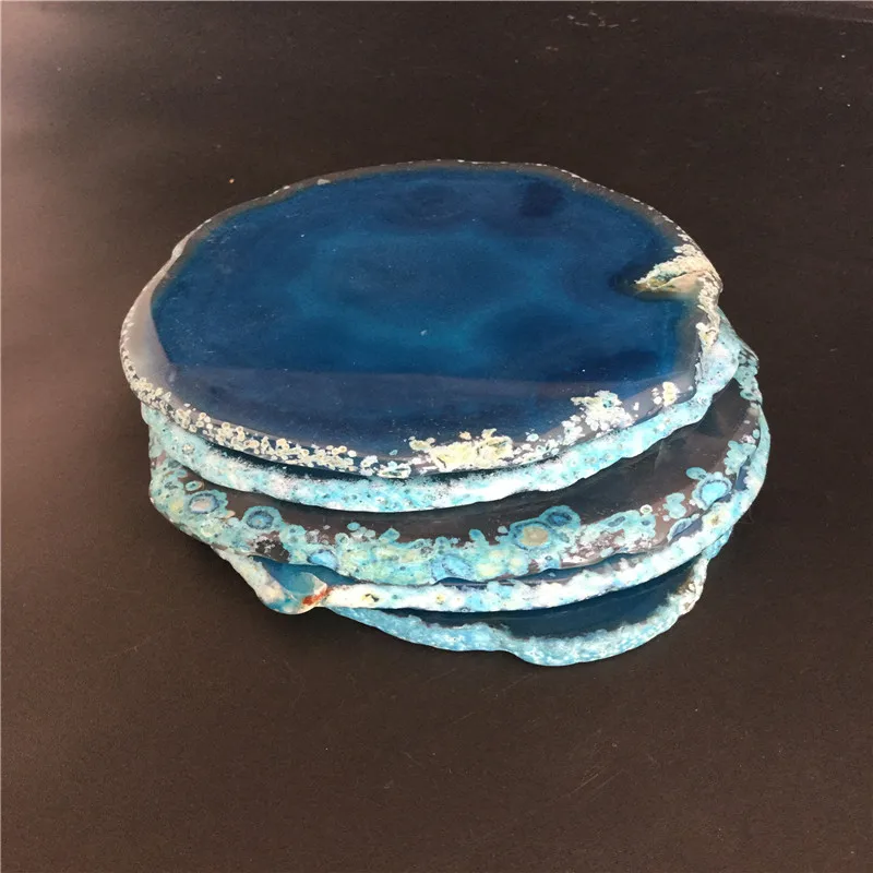 1PCS Natural and beautiful blue agate slices can be used as decoration or as coasters
1PCS Natural and beautiful blue agate slices can be used as decoration or as coasters