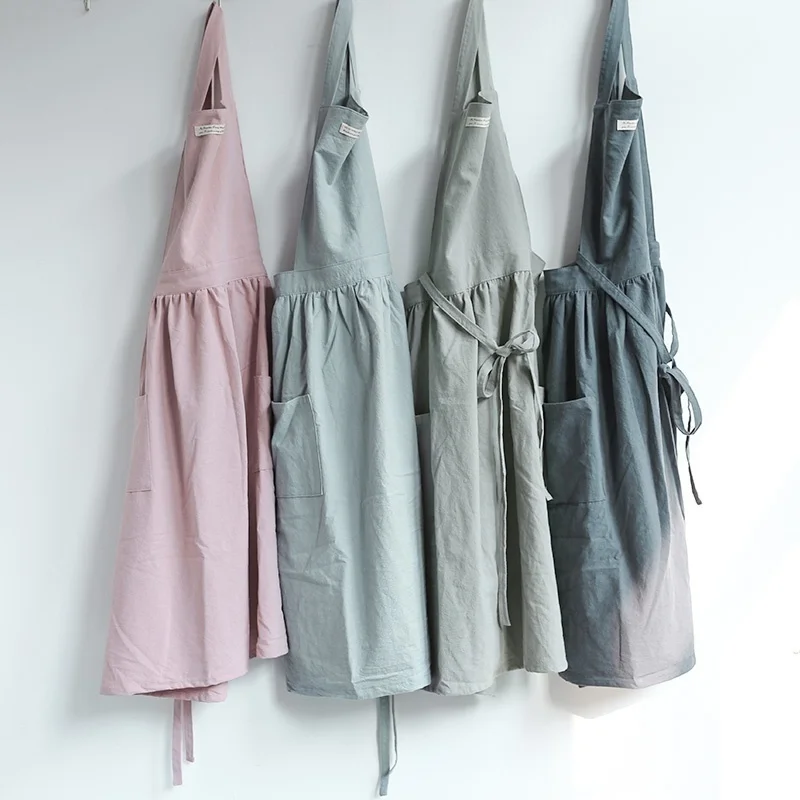 Cute Antifouling Apron Cotton and Linen Sleeveless Apron Kitchen Fabric Adult Kitchen Sarong Apron Dress
Cute Antifouling Apron Cotton and Linen Sleeveless Apron Kitchen Fabric Adult Kitchen Sarong Apron Dress