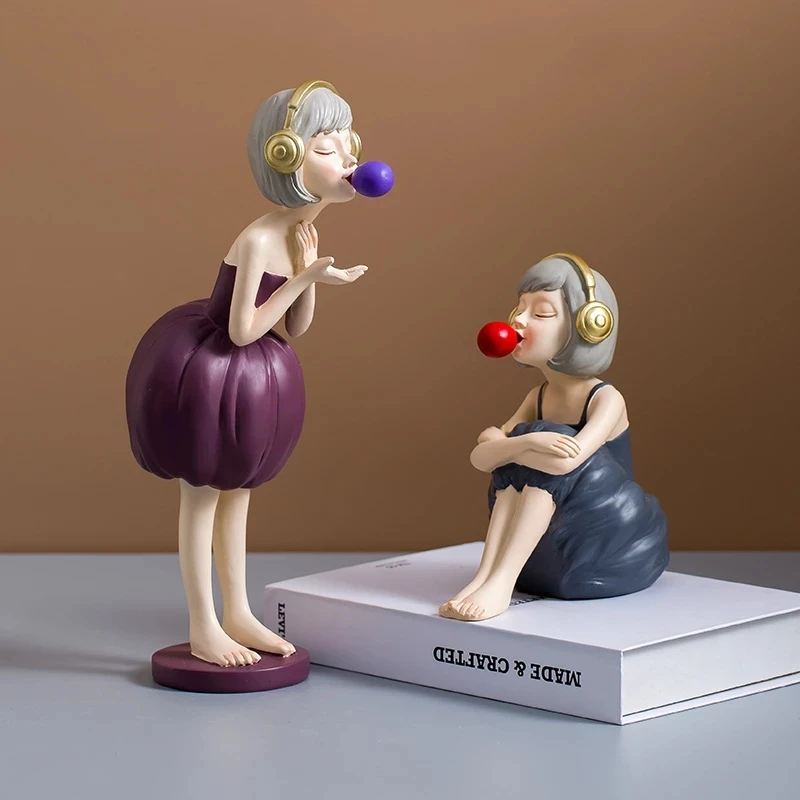 Bubble Girl Statue Character Girl Portrait Sculpture Modern Living Room Decoration Wedding Gift Home Bedroom Decor Accessories
Bubble Girl Statue Character Girl Portrait Sculpture Modern Living Room Decoration Wedding Gift Home Bedroom Decor Accessories