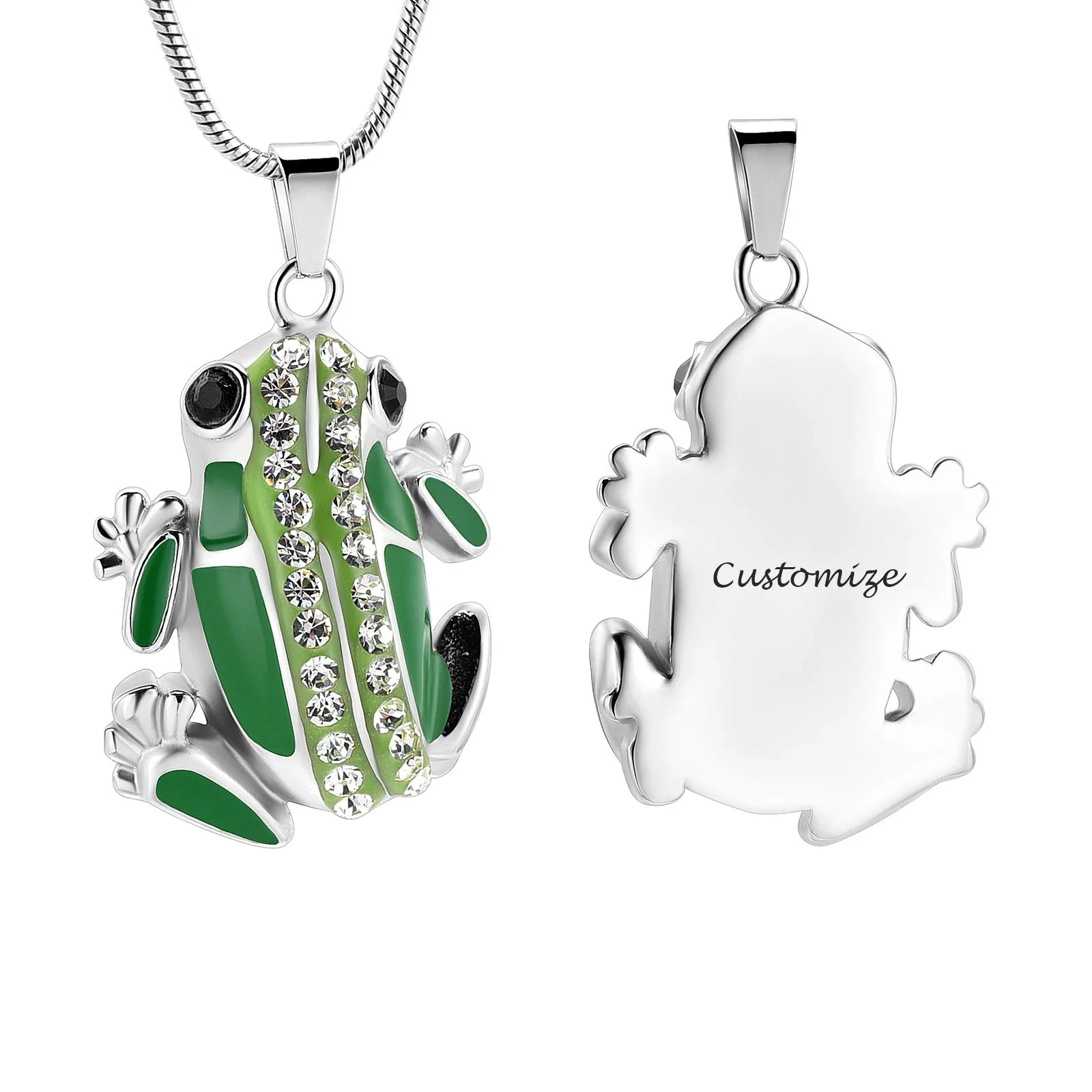 Cremation Jewelry Frog Shape Urn Necklace Ashes Keepsake Holder Memorial Urn Necklace Sweater Necklace
Cremation Jewelry Frog Shape Urn Necklace Ashes Keepsake Holder Memorial Urn Necklace Sweater Necklace