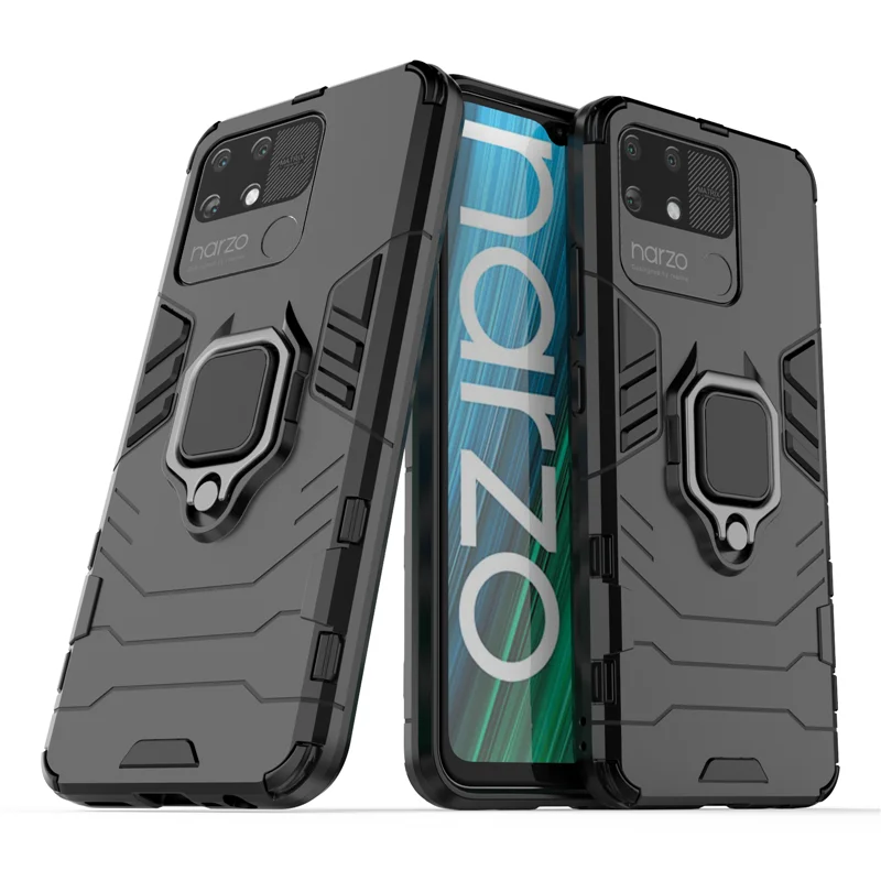 For REALME NARZO 50i Case Ring Holder Armor Bumper Hard PC & Soft TPU Cover For OPPO REALME NARZO 50A
For REALME NARZO 50i Case Ring Holder Armor Bumper Hard PC & Soft TPU Cover For OPPO REALME NARZO 50A