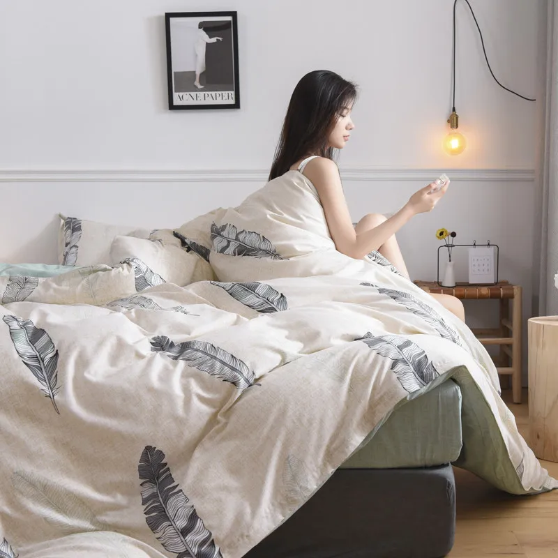 2020 New Summer Blue Bedding Set Duvet Cover Set Green Leaf Flat Sheet 3/4pcs Bed Linen Set Pastoral Flower Combodiam Spring Bed
2020 New Summer Blue Bedding Set Duvet Cover Set Green Leaf Flat Sheet 3/4pcs Bed Linen Set Pastoral Flower Combodiam Spring Bed