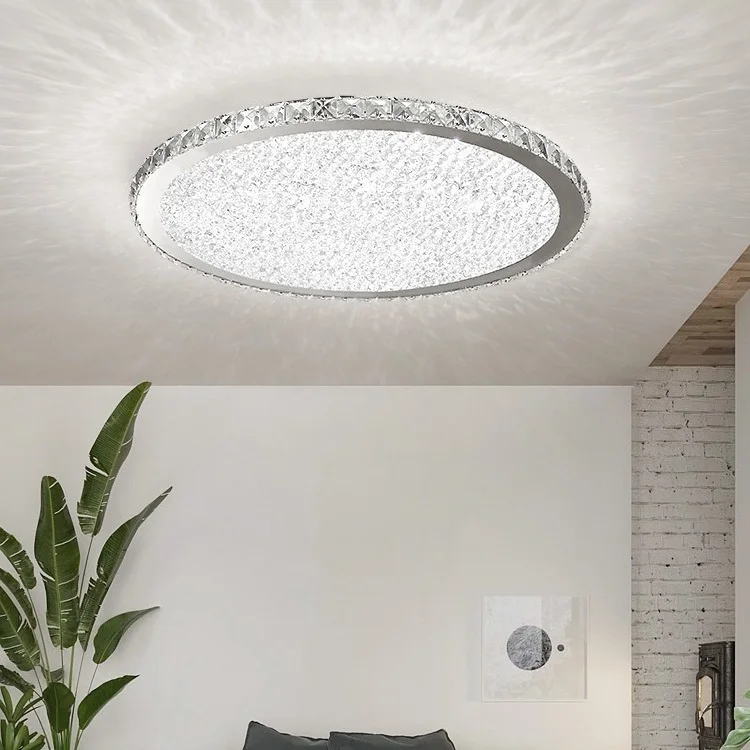Modern Crystal Ceiling Light Fixtures Bedroom LED Lights Round Ceiling Lamp Home Lighitng Luminaire Living Room Plafon Avize
Modern Crystal Ceiling Light Fixtures Bedroom LED Lights Round Ceiling Lamp Home Lighitng Luminaire Living Room Plafon Avize