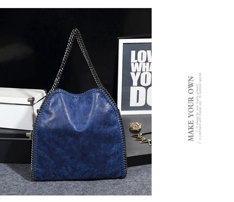 Women Unique Design Chain Decoration Shoulder Handbag Vintage Style PU Leather Hand Bag Tote
Women Unique Design Chain Decoration Shoulder Handbag Vintage Style PU Leather Hand Bag Tote