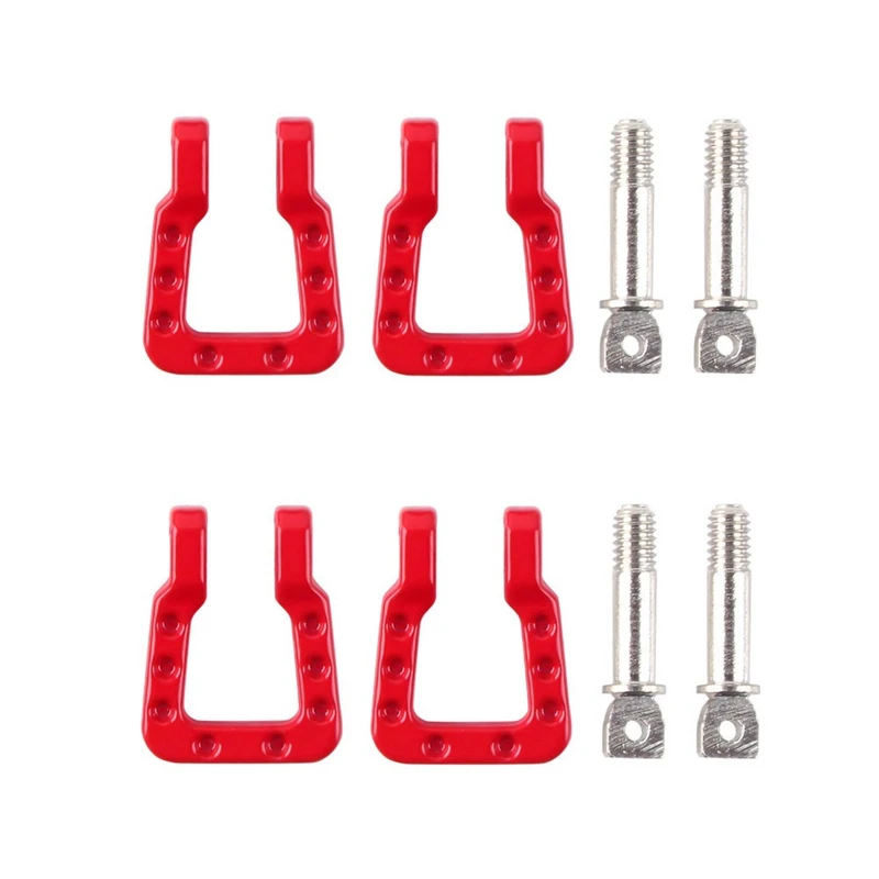 4Pcs Red Metal Bumper D-Ring Tow Hook for 1/10 RC Crawler Car Traxxas TRX4 Axial SCX10 90046 SCX10 III Axial Capra D90
4Pcs Red Metal Bumper D-Ring Tow Hook for 1/10 RC Crawler Car Traxxas TRX4 Axial SCX10 90046 SCX10 III Axial Capra D90