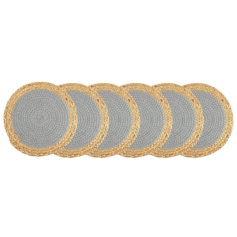 Cotton Pot Mats Handmade Woven of Cotton Coasters Non-Slip Heat Insulation Round Placemats Set of 6, Hot Mats
Cotton Pot Mats Handmade Woven of Cotton Coasters Non-Slip Heat Insulation Round Placemats Set of 6, Hot Mats