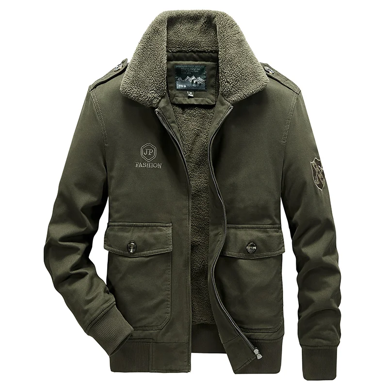 Men's Bomber Jacket Parka Coat Men Autumn Winter Thick Warm Biker Fleece Military Coat Men Fur Collar Army Tactics Jacket Men
Men's Bomber Jacket Parka Coat Men Autumn Winter Thick Warm Biker Fleece Military Coat Men Fur Collar Army Tactics Jacket Men