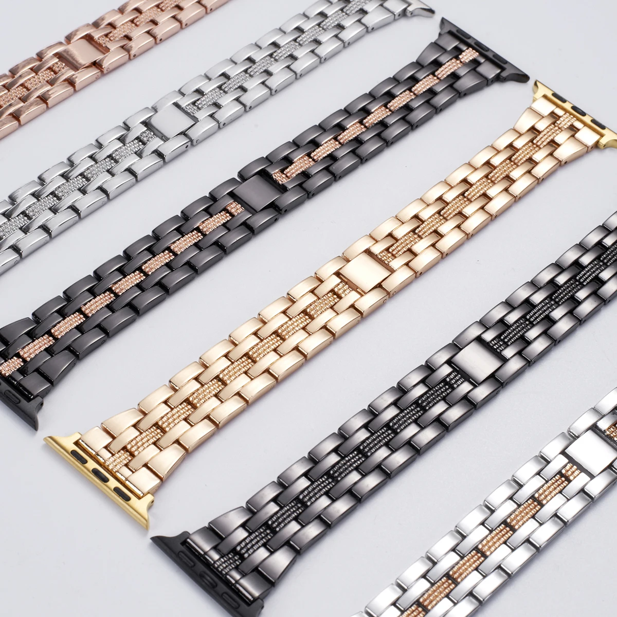 Браслет из нержавеющей стали для IWatch 6 5 4 SE, роскошный ремешок с застежкой для Apple Watch 1 2 3 38 40 42 мм 44 мм, аксессуары для часов
Браслет из нержавеющей стали для IWatch 6 5 4 SE, роскошный ремешок с застежкой для Apple Watch 1 2 3 38 40 42 мм 44 мм, аксессуары для часов
