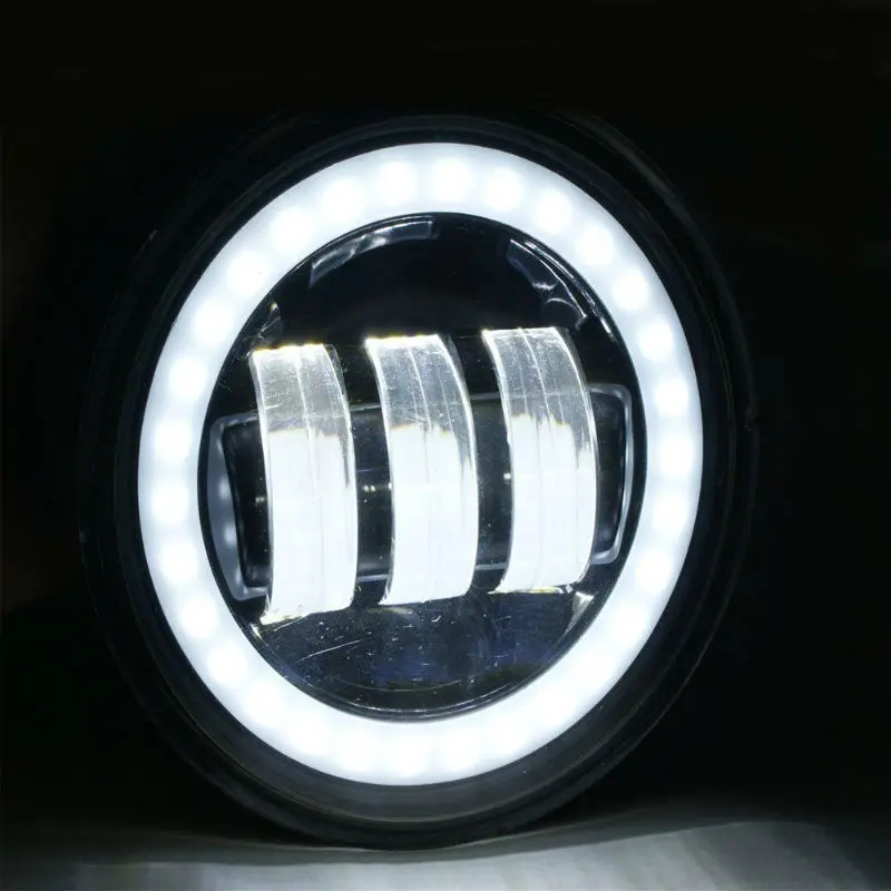 7" Motorcycle LED Headlight + 4-1/2" LED Fog Light with Mounting Bracket Ring for Road King Electra Street Glide Softail
7" Motorcycle LED Headlight + 4-1/2" LED Fog Light with Mounting Bracket Ring for Road King Electra Street Glide Softail