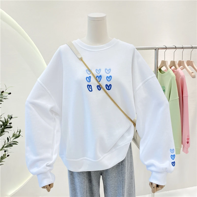 Harajuku Sweatshirts Women Chic Love Print Hoodie Fall Aesthetic College Style Pullover Loose All-match Lady Clothing
Harajuku Sweatshirts Women Chic Love Print Hoodie Fall Aesthetic College Style Pullover Loose All-match Lady Clothing