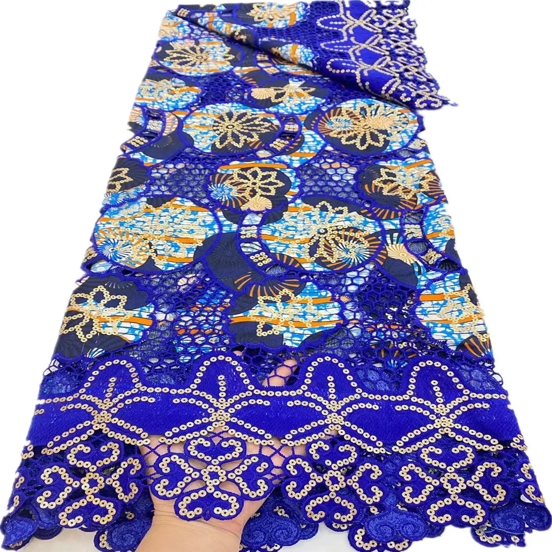 African Wax Printing Lace High Quality Nigerian Swiss Voile Lace Embroidery Guipure Net Fabric With Sequins For Sewing Clothes
African Wax Printing Lace High Quality Nigerian Swiss Voile Lace Embroidery Guipure Net Fabric With Sequins For Sewing Clothes