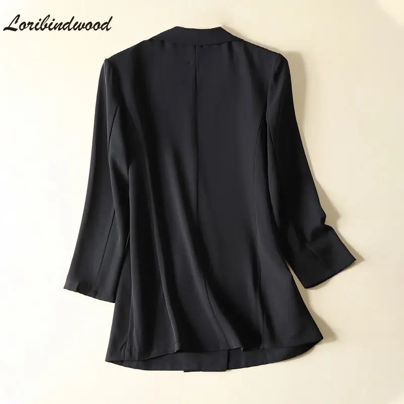 Thin Suit Jacket Women's Draping Casual Chiffon Small Suit 2021 Summer New Korean Style All-Matching Slimming Top
Thin Suit Jacket Women's Draping Casual Chiffon Small Suit 2021 Summer New Korean Style All-Matching Slimming Top