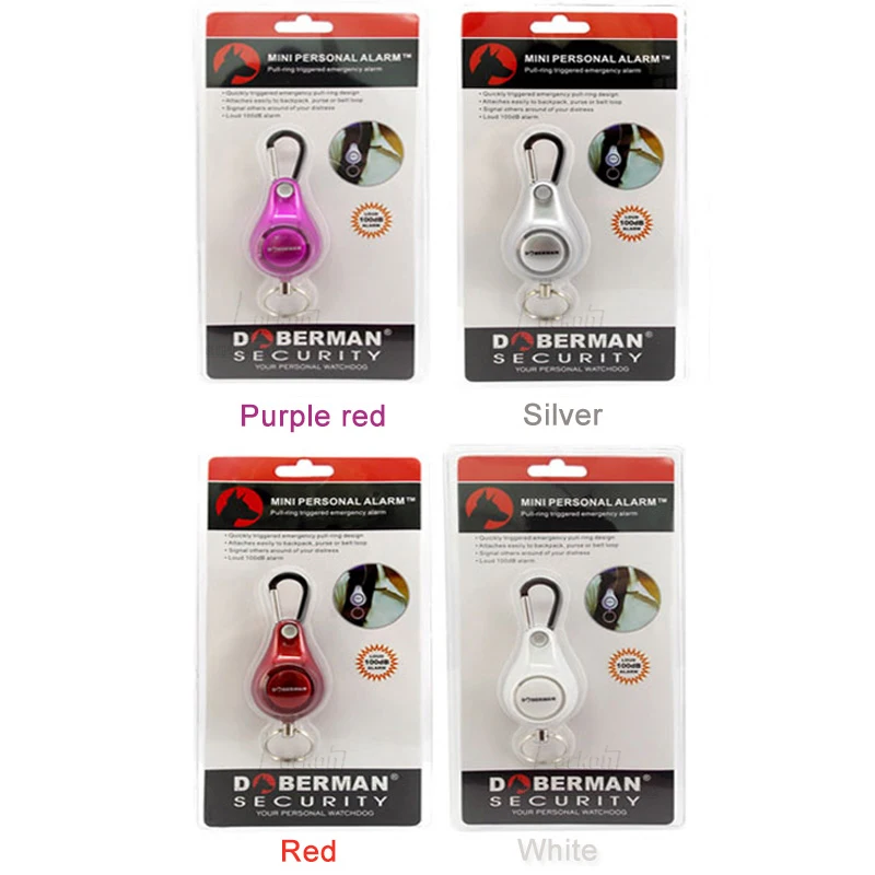 4pcs Self Defense Alarm Doberman Security Personal Security Safety Device Security Alarm Keychain Emergency Alarm
4pcs Self Defense Alarm Doberman Security Personal Security Safety Device Security Alarm Keychain Emergency Alarm