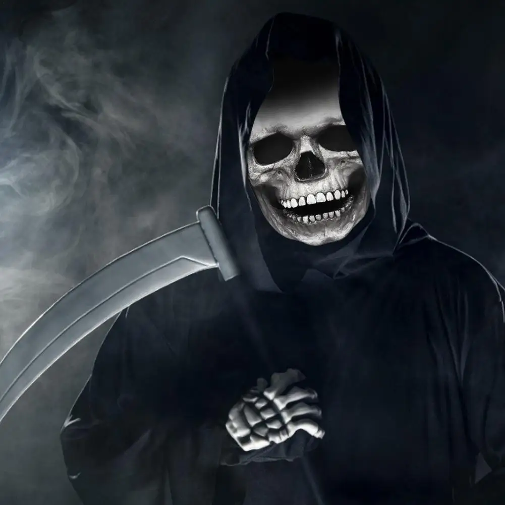 New Movable Jaws Gothic Scary Latex Skull Mask Halloween Horror Latex Face Cover Costume Cosplay Party Supplies Friend Gift
New Movable Jaws Gothic Scary Latex Skull Mask Halloween Horror Latex Face Cover Costume Cosplay Party Supplies Friend Gift