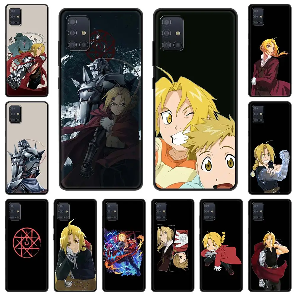 Fullmetal Alchemist Anime Phone Case for Samsung Galaxy A51 A71 A21S A12 A11 A31 A52 A41 A32 5G A72 A01 Silicone Black Cover
Fullmetal Alchemist Anime Phone Case for Samsung Galaxy A51 A71 A21S A12 A11 A31 A52 A41 A32 5G A72 A01 Silicone Black Cover