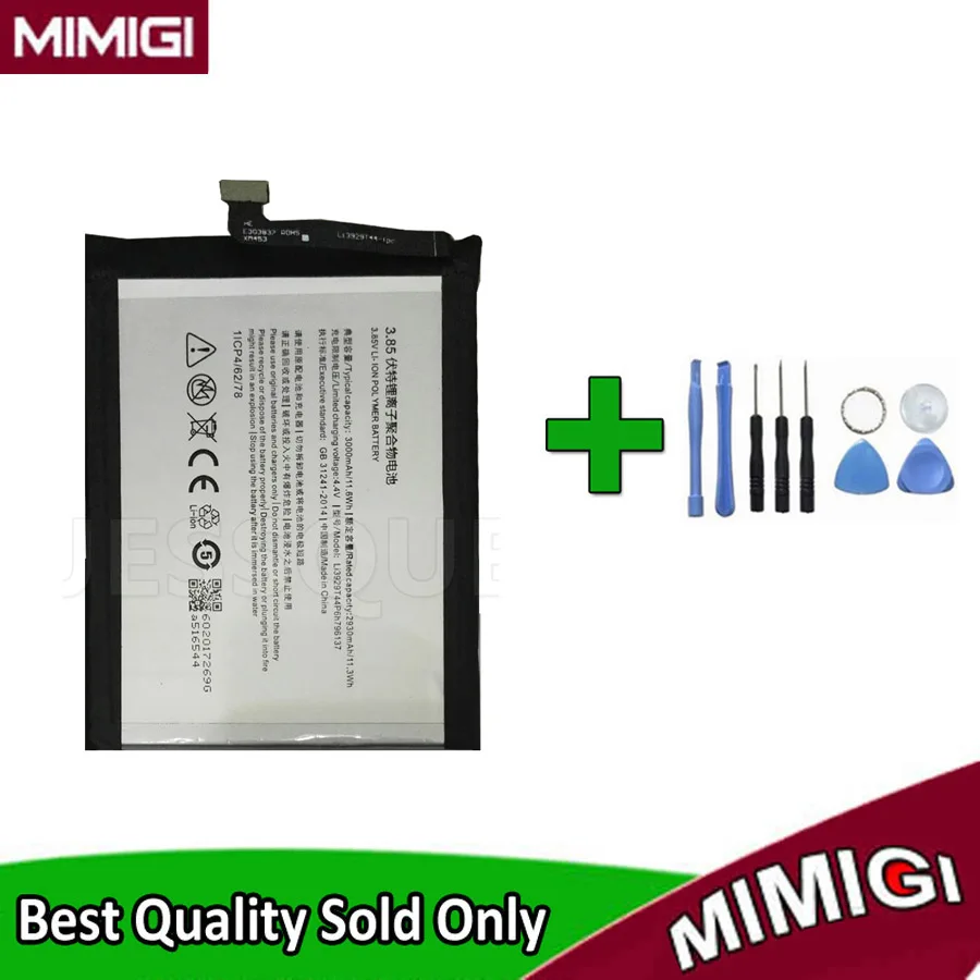 Toolsets + 3000mAh Approx. 79mm*61mm*3.7mm Battery For ZTE Nubia Z11 MiniS mini s NX549J Bateria Batterie Batterij AKKU AKU
Toolsets + 3000mAh Approx. 79mm*61mm*3.7mm Battery For ZTE Nubia Z11 MiniS mini s NX549J Bateria Batterie Batterij AKKU AKU