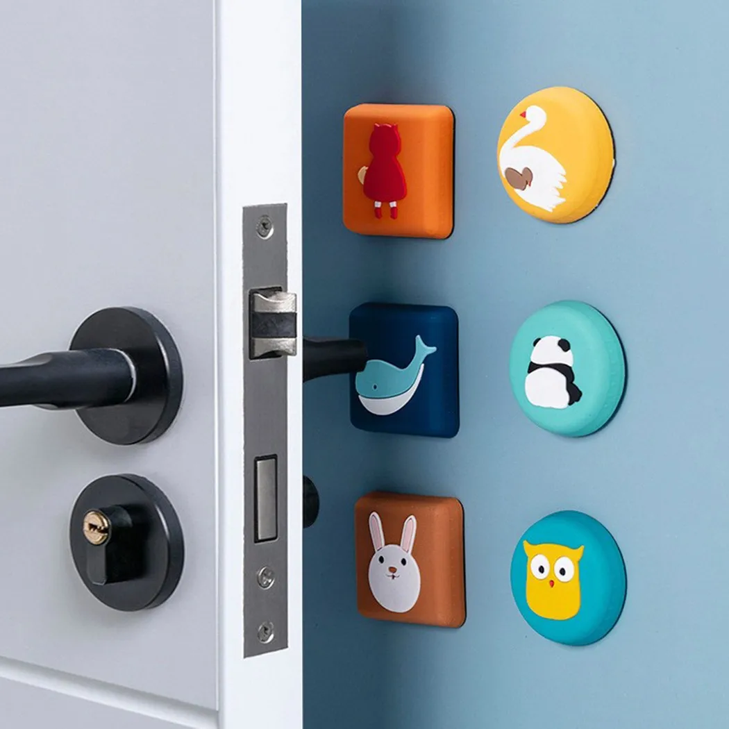 4 Cute Cartoon Lock Protective Pad Door Crash Pad Wall Protector Door Stopper Doorknob Rubber Pad Savor Shockproof Crash Fender
4 Cute Cartoon Lock Protective Pad Door Crash Pad Wall Protector Door Stopper Doorknob Rubber Pad Savor Shockproof Crash Fender