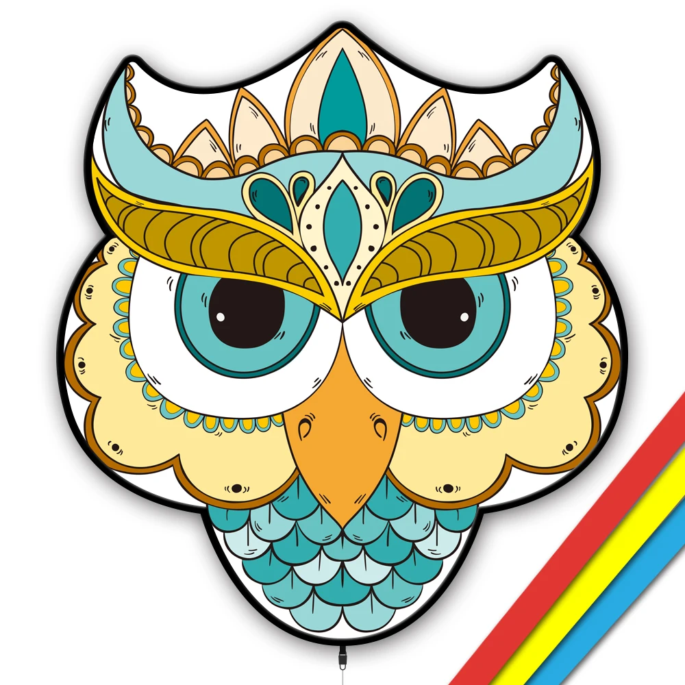 Mint's Colorful Life Owl Bird Kite for Kids & Adults, 30x28'' with 118'' Tail (King)
Mint's Colorful Life Owl Bird Kite for Kids & Adults, 30x28'' with 118'' Tail (King)