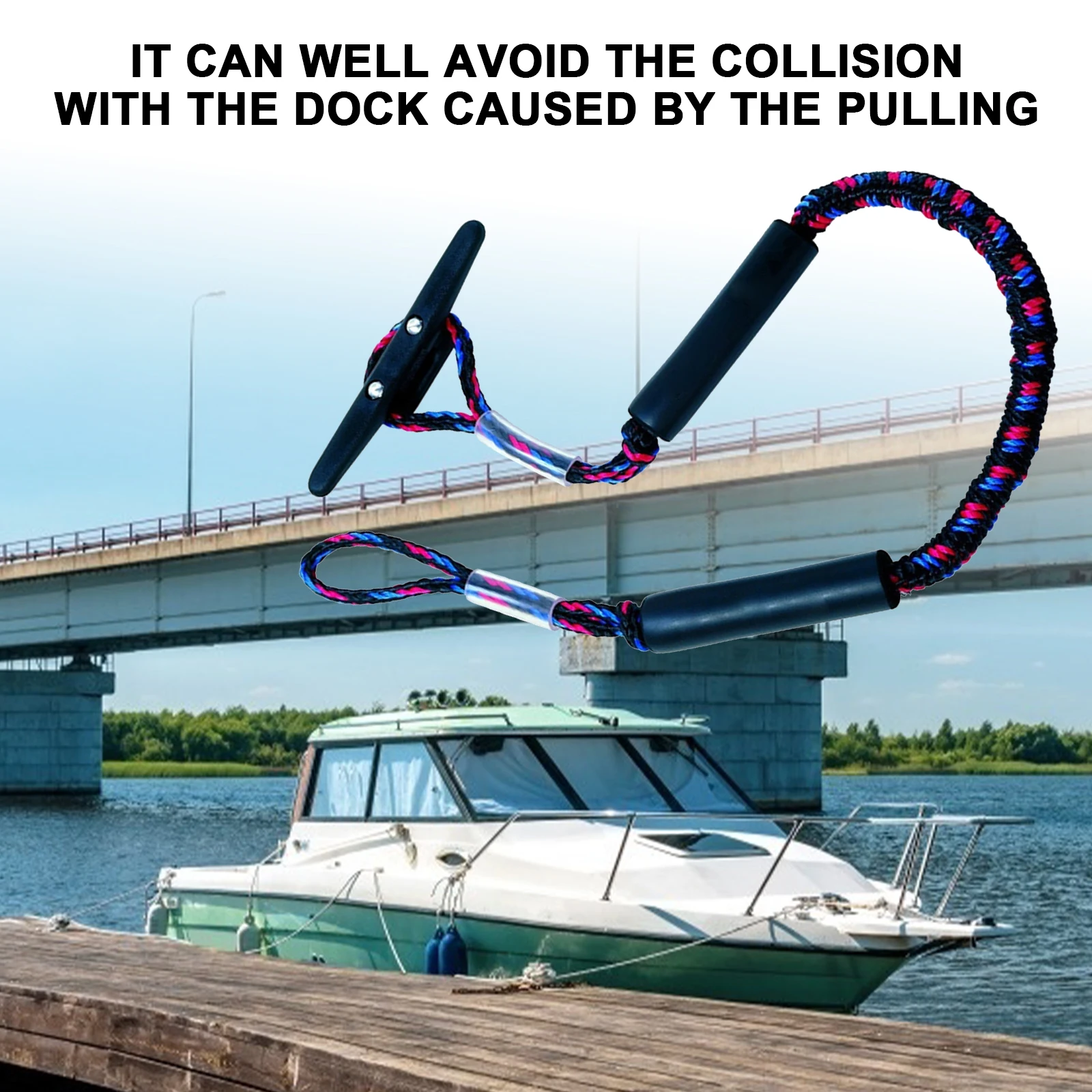 Heavy Duty Marine Mooring Rope Boat Bungee Dock Line Anchor Rope Bungee Cord Dockline Boats Kayak Water Accessories
Heavy Duty Marine Mooring Rope Boat Bungee Dock Line Anchor Rope Bungee Cord Dockline Boats Kayak Water Accessories