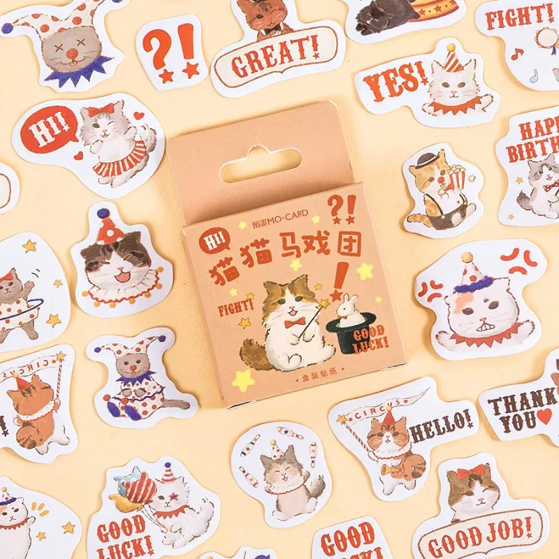 free shipping 30boxes Cute Cats Animal Sticker Toys Suitcase Laptop Sticker Kawaii Planner Diary Stickers
free shipping 30boxes Cute Cats Animal Sticker Toys Suitcase Laptop Sticker Kawaii Planner Diary Stickers