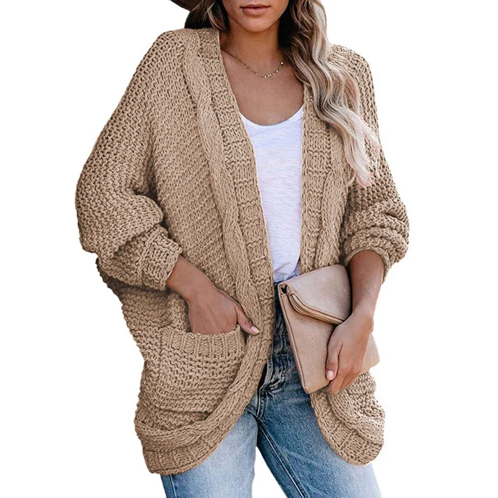 Thick Line Linen Flower Color Cardigan 2020 Autumn and Winter Sweater Casual Twisted Rope Bat Sleeve Sweater Coat
Thick Line Linen Flower Color Cardigan 2020 Autumn and Winter Sweater Casual Twisted Rope Bat Sleeve Sweater Coat