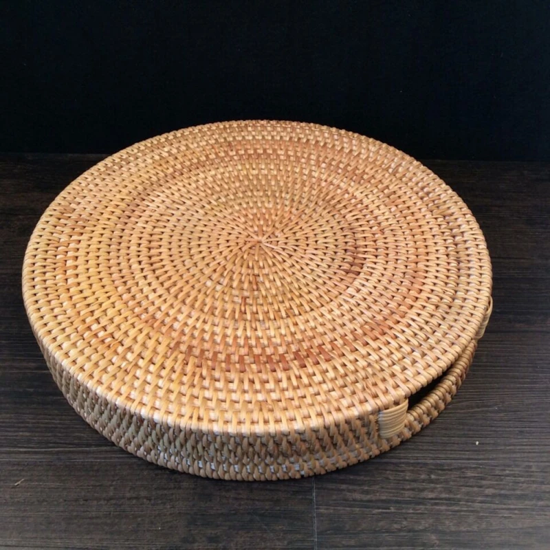 Rattan Bread Basket Round Hand-Woven Tea Tray With For Serving Dinner Parties Coffee Fruit Food Breakfast Display
Rattan Bread Basket Round Hand-Woven Tea Tray With For Serving Dinner Parties Coffee Fruit Food Breakfast Display