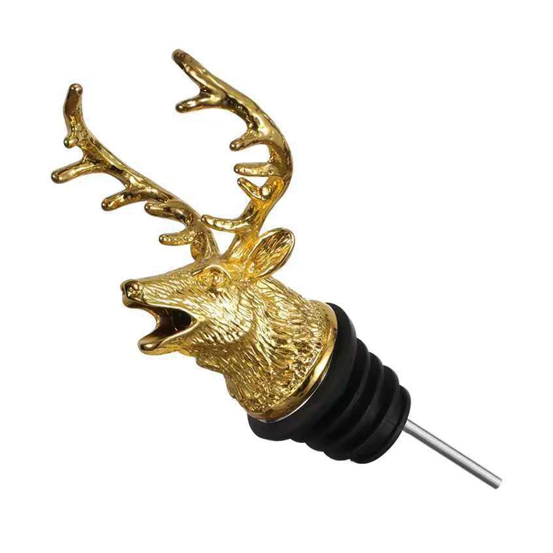 1 Piece Red Wine Pourer Zinc Alloy Animal Deer Head Wine Stopper Drink Bar Tool Nightclub Bar Accessories
1 Piece Red Wine Pourer Zinc Alloy Animal Deer Head Wine Stopper Drink Bar Tool Nightclub Bar Accessories