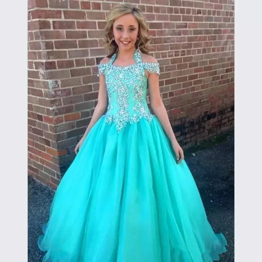 Halter Pageant Dresses For Girls Teens Beadeds A Line Flower Girl Dresses For Weddings Junior Glitz First Communion Dress Kids
Halter Pageant Dresses For Girls Teens Beadeds A Line Flower Girl Dresses For Weddings Junior Glitz First Communion Dress Kids