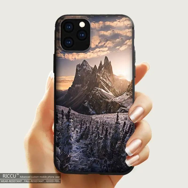 Mountain Peak Forest Snow mountain Phone Case For iPhone 11 12 13 Pro mini pro XS MAX 8 7 Plus X 2020 XR 13pro iPhone Covers
Mountain Peak Forest Snow mountain Phone Case For iPhone 11 12 13 Pro mini pro XS MAX 8 7 Plus X 2020 XR 13pro iPhone Covers