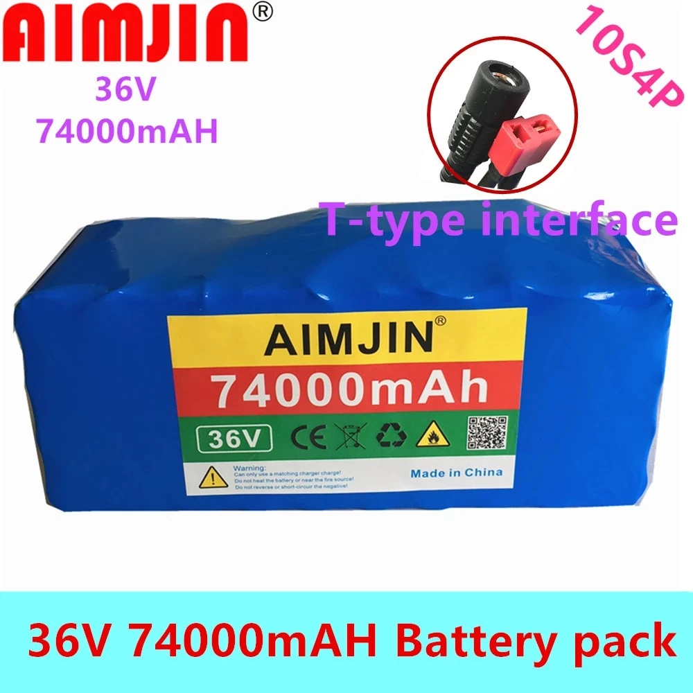 T-type interface electric bicycle high voltage battery, 36V, 10s4p, 74ah, 1000W, 36v74000mah battery skateboard,
T-type interface electric bicycle high voltage battery, 36V, 10s4p, 74ah, 1000W, 36v74000mah battery skateboard,