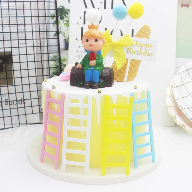 Cake Decoration Plastic Ladder Colorful Plug-in Festival Decoration Ladder Baking Dessert Birthday Party Inserts
Cake Decoration Plastic Ladder Colorful Plug-in Festival Decoration Ladder Baking Dessert Birthday Party Inserts