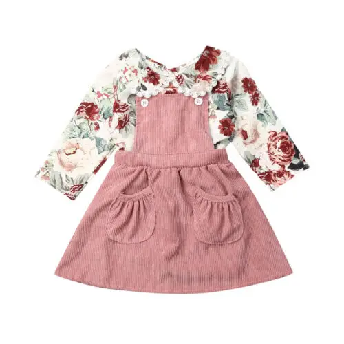 Princess Toddler Kids Baby Clothes Long Sleeve Flower Tops+Bib Dress Outfits Set 2020
Princess Toddler Kids Baby Clothes Long Sleeve Flower Tops+Bib Dress Outfits Set 2020
