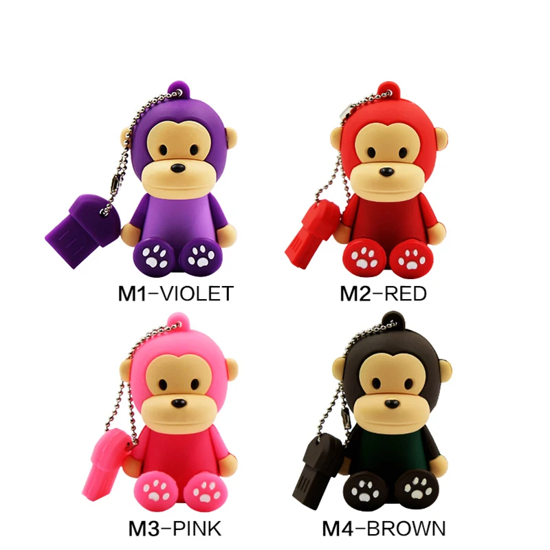 Mini animal Hot Sale Cartoon Cute Monkey USB Flash Drive Pendrive 4GB 16GB 32GB 64GB USB Stick Memory Storage Pen Drive
Mini animal Hot Sale Cartoon Cute Monkey USB Flash Drive Pendrive 4GB 16GB 32GB 64GB USB Stick Memory Storage Pen Drive