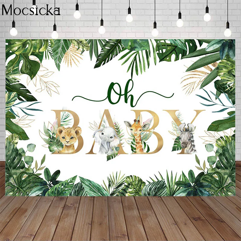 Animal Jungle Safari Oh Baby Backdrop Newborn 1st Birthday Party Cake Table Decoration Props Baby Shower Background Photo Studio
Animal Jungle Safari Oh Baby Backdrop Newborn 1st Birthday Party Cake Table Decoration Props Baby Shower Background Photo Studio