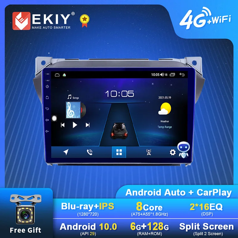 EKIY Android 10 Car Radio For Suzuki Alto 2009 - 2016 Navi GPS IPS DSP Carplay Multimedia Video Player Auto Stereo No 2 din DVD
EKIY Android 10 Car Radio For Suzuki Alto 2009 - 2016 Navi GPS IPS DSP Carplay Multimedia Video Player Auto Stereo No 2 din DVD