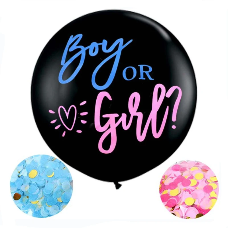 36inch Boy or Girl Gender Reveal Black Latex Balloon Confetti Glitter Ballons Boy or Girl Birthday Party Decoration Baby Shower
36inch Boy or Girl Gender Reveal Black Latex Balloon Confetti Glitter Ballons Boy or Girl Birthday Party Decoration Baby Shower