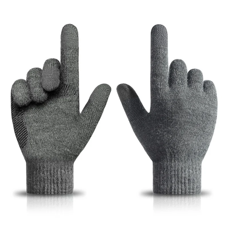 Men Winter Touch Screen Gloves Thicken Warm Knitted Stretch Gloves Solid Men Wool Cashmere Business Gloves Full finger Mittens
Men Winter Touch Screen Gloves Thicken Warm Knitted Stretch Gloves Solid Men Wool Cashmere Business Gloves Full finger Mittens