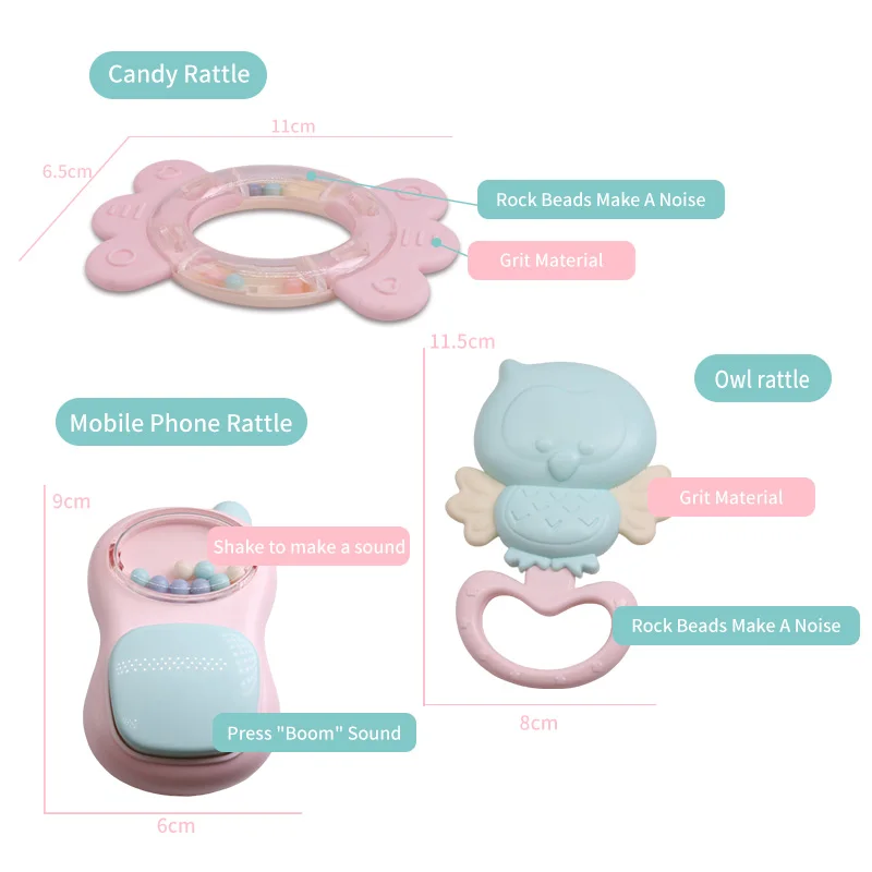 Baby Toys Hand Hold Jingle Shaking Bell Hand Shake Bell Ring Baby Rattles Toys Newborn Baby 0- 12 Months Teether Toys Kids Gifts
Baby Toys Hand Hold Jingle Shaking Bell Hand Shake Bell Ring Baby Rattles Toys Newborn Baby 0- 12 Months Teether Toys Kids Gifts