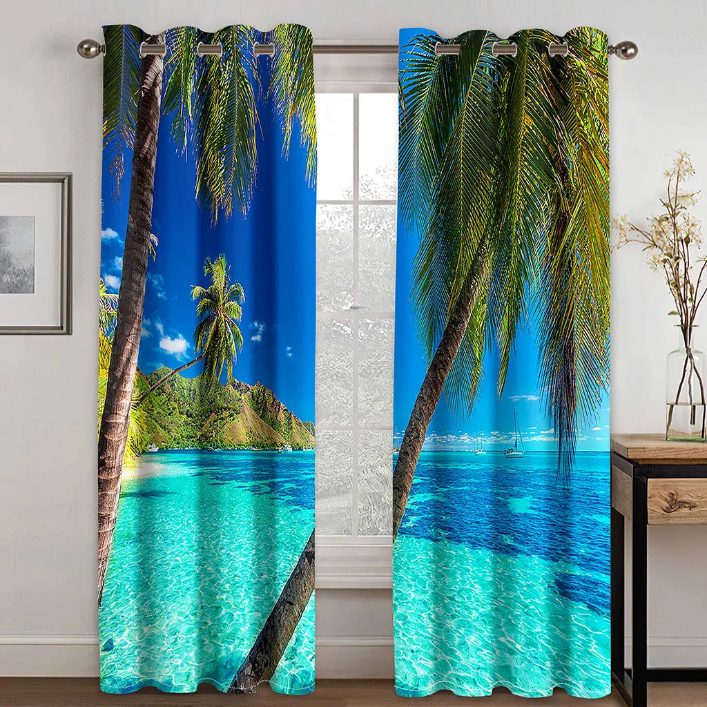 Summer Curtain Tropical Beach Ocean Sentiment Holiday Image Living Room Bedroom Decoration Curtain Home Essential Decoration
Summer Curtain Tropical Beach Ocean Sentiment Holiday Image Living Room Bedroom Decoration Curtain Home Essential Decoration