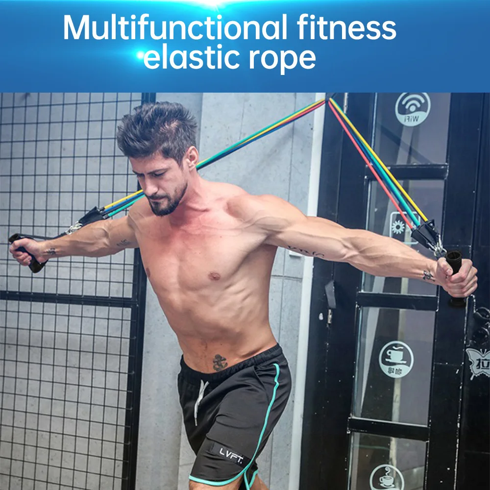 Free Shipping 11 Piece Set Pull Rope One-word Pull Belt Family Exercise Muscle Strength Training Fitness Equipment TPE Kit
Free Shipping 11 Piece Set Pull Rope One-word Pull Belt Family Exercise Muscle Strength Training Fitness Equipment TPE Kit