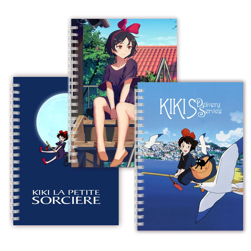 A5 спиральная записная книжка записка книга Hayao Miyazaki аниме Kiki Кики Услуги пекарня